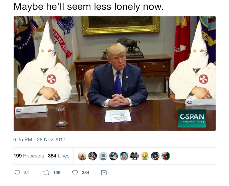 Illustration for article titled Trump Hosted an Empty-Chair Meeting After ‘Chuck and Nancy’ Told Him to Kick Rocks
